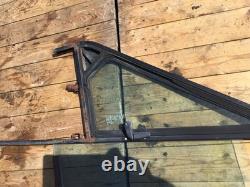 Land Range Rover Classic 2 Door Side Glass Window Screen Top Frames + 1/4 Lights