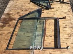 Land Range Rover Classic 2 Door Side Glass Window Screen Top Frames + 1/4 Lights