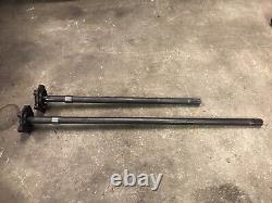 Land Range Rover Classic Defender Discovery Rear Half Shafts 10 Spline Pair Flat