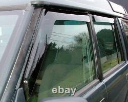 Land Rover Classic 1987-1995 Swb Front & Rear Wind Deflector Set 4 Pieces Da6070