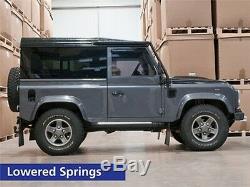 Land Rover Defender 90 & Discovery 1 Front & Rear 1 Lowering Spring Set Springs