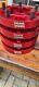 Land Rover Defender, Disco1, Range Rover Classic 30mm wheel spacers RED T1 Set4