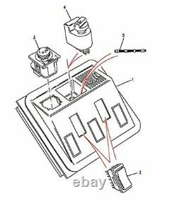 Land Rover Discovery 1 & Range Rover Classic Left Electric Window Switch Prc5255