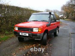 Land Rover Discovery Range Classic red pick up conv. 4x4 truck off on roader FWD