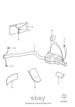 Land Rover Finisher Trim Exhaust Tailpipe Fits Range Rover 1994-2001 Classic