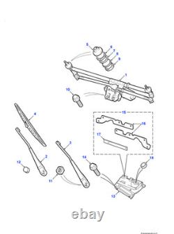 Land Rover Genuine Arm Wiper Fits Range Rover 1994-2001 Classic DKB103370