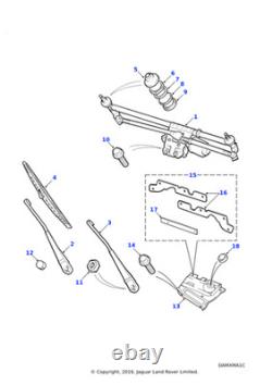 Land Rover Genuine Arm Wiper Fits Range Rover 1994-2001 Classic DKB103370
