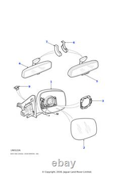 Land Rover Genuine CRB001720LML Mirror Assembly Exterior For Range Rover Classic
