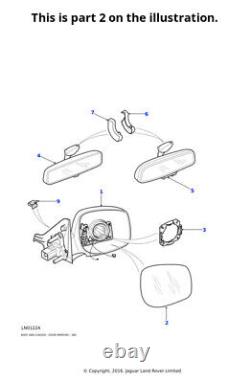 Land Rover Genuine Glass Assy Exterior Mirror Fits Range Rover Classic CRD101240