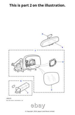 Land Rover Genuine Glass Assy Mirror Fits Range Rover 1994-2001 Classic BTR6069