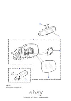 Land Rover Genuine Glass Assy Mirror Fits Range Rover 1994-2001 Classic BTR6069