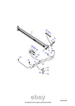 Land Rover Genuine Pipe Oil Cooler/Transmission Fits Range Rover Classic