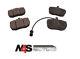 Land Rover Rang Rover Classic Solid Disc Front Brake Pad Set Stc9187/sfp500220lr