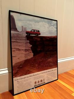 Large 18x24 Vintage Land Rover Range Rover Classic County Advertisement
