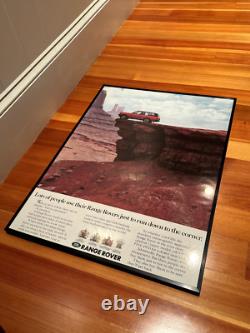 Large 18x24 Vintage Land Rover Range Rover Classic County Advertisement