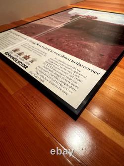 Large 18x24 Vintage Land Rover Range Rover Classic County Advertisement