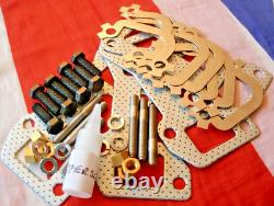 One NEW Classic Range Rover 3.5 Exhaust Manifold Fitting Kit. Mk110b