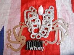 One NEW Classic Range Rover 3.5 Exhaust Manifold Fitting Kit. Mk110b