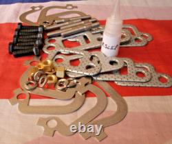 One NEW Classic Range Rover 3.5 Exhaust Manifold Fitting Kit. Mk110b