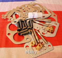 One NEW Classic Range Rover 3.5 Exhaust Manifold Fitting Kit. Mk110b