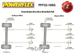 Powerflex Fr RadiusArm Rr Bushes Pull For Range Rover Classic 70-85 PFF32-109G