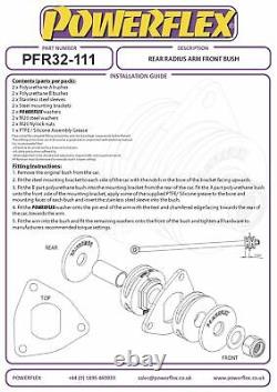 Powerflex Rear Radius Arm Front Bushes Fits Range Rover Classic 70 -85 PFR32-111