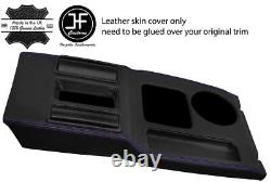 Purple Stitch Centre Console Real Leather Cover Fits Range Rover Classic Early