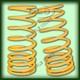 RANGE ROVER CLASSIC 25mm Extra Lift Front Coil Spring Set (DA4201)