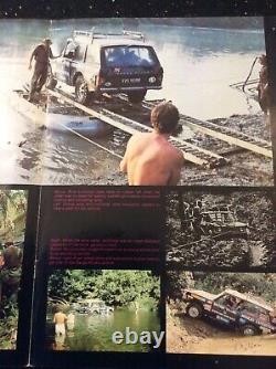 RANGE ROVER DARIEN GAP EXPEDITION Publicity Brochure 1972 RANGE ROVER CLASSIC