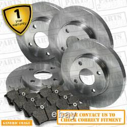 Range Rover 3.5 Classic Front & Rear Brake Pads Discs 298mm 291mm 129 11/85-96
