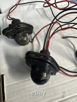 Range Rover Classic 2 Door Pair Original Tailgate Number plate Lights PRC1258
