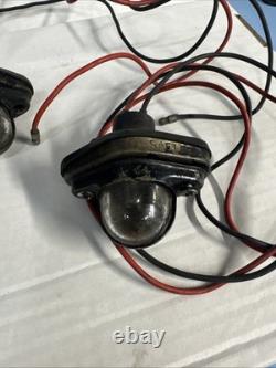 Range Rover Classic 2 Door Pair Original Tailgate Number plate Lights PRC1258