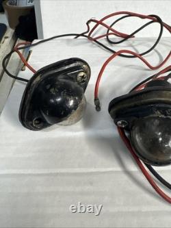 Range Rover Classic 2 Door Pair Original Tailgate Number plate Lights PRC1258
