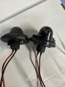 Range Rover Classic 2 Door Pair Original Tailgate Number plate Lights PRC1258