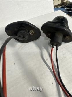 Range Rover Classic 2 Door Pair Original Tailgate Number plate Lights PRC1258
