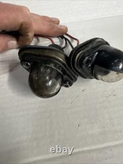 Range Rover Classic 2 Door Pair Original Tailgate Number plate Lights PRC1258