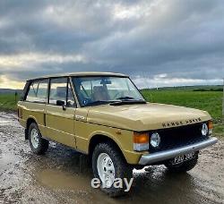 Range Rover Classic 3.9 V8 Suffix D 1975 2 Door Bahama Gold LTD Edition Washer W