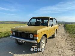 Range Rover Classic 3.9 V8 Suffix D 1975 2 Door Bahama Gold LTD Edition Washer W