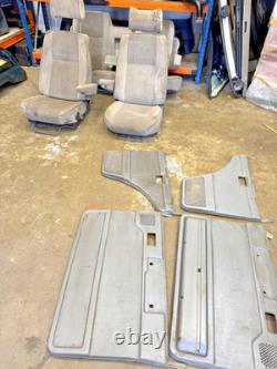 Range Rover Classic 4 Door Set of Seats Grey Cloth Manual Seats for Refurb (B)