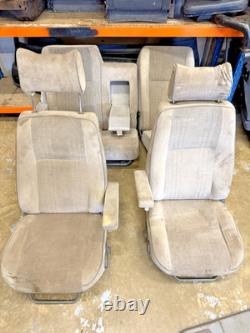 Range Rover Classic 4 Door Set of Seats Grey Cloth Manual Seats for Refurb (B)