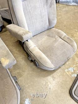 Range Rover Classic 4 Door Set of Seats Grey Cloth Manual Seats for Refurb (B)