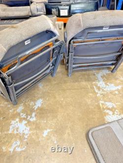 Range Rover Classic 4 Door Set of Seats Grey Cloth Manual Seats for Refurb (B)