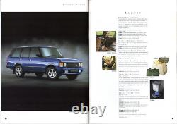 Range Rover Classic Accessories 1994-96 UK Market Sales Brochure