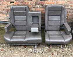 Range Rover Classic Electric Leather Seats In Winchester Grey