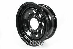 Range Rover Classic Modular Steel 16x7 Wheel Black x5 GRW006