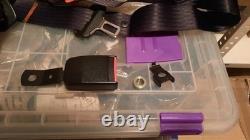 Range Rover Classic NOS front Seat Belt kit complete Black MXC5372