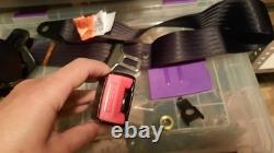 Range Rover Classic NOS front Seat Belt kit complete Black MXC5372