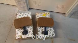 Range Rover Classic NOS front seat headrest palomino / Bronze trim MRC9469 x2