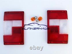 Range Rover Classic Overfinch Rapport Euro Clear/red Tail Lights Lenses Lights