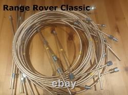 Range Rover Classic RHD + ABS Brake Pipe Line Set Kit Cupro Nickel 1992 On 1492R